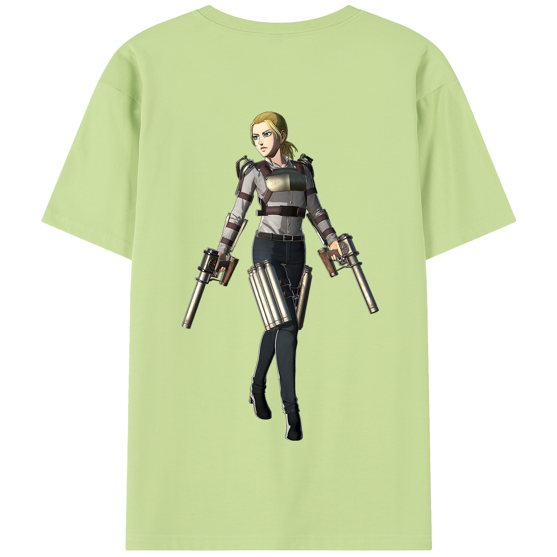 （画像用） 進撃の巨人 Attack on Titan 綿100％半袖Tシャツ（背面プリント）